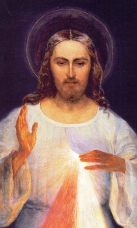 Our Lord appeared to Saint Faustina and asked for an image to be created representing His Merciful Love.