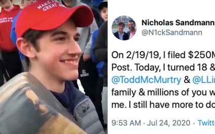 Nicholas Sandmann of Covington Catholic High School wins defamation lawsuits against CNN and the Washington Post.